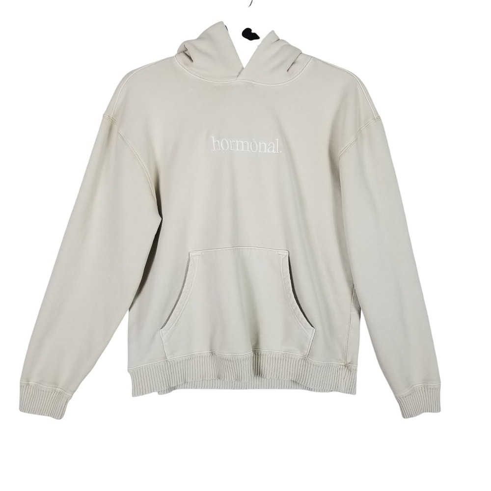 Elwood Hoodie Women Size M Sand Balanced Beyars Hormonal Organic Cotton Pullover